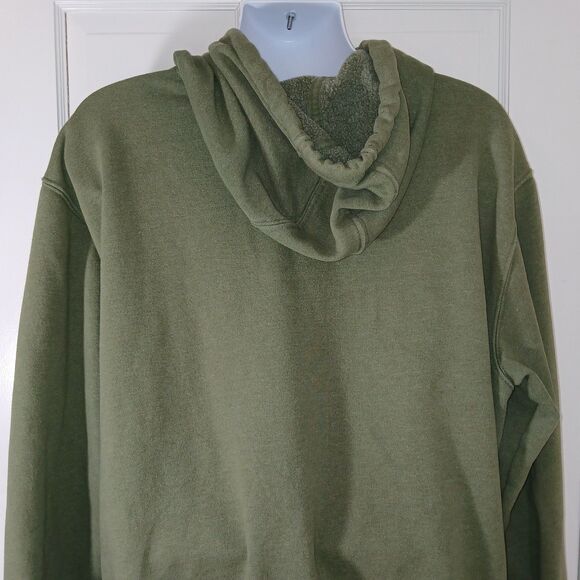 ​Carhartt Men's 2XL Loose Fit Midweight Hoodie Moss Green Logo Sleeve TS6022-M - Picture 8 of 15